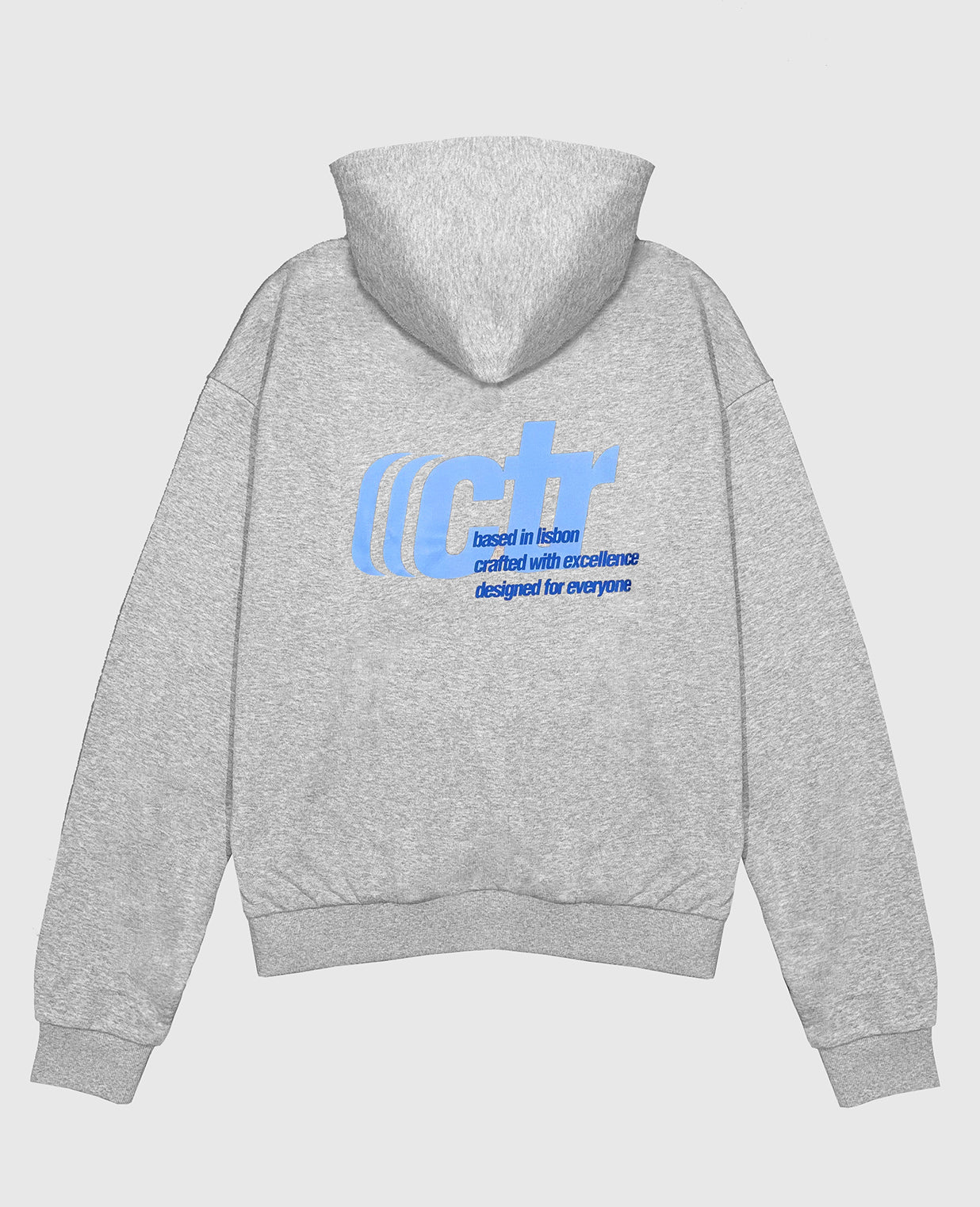 CTR LIGHT-GRAY HOODIE (460GSM)