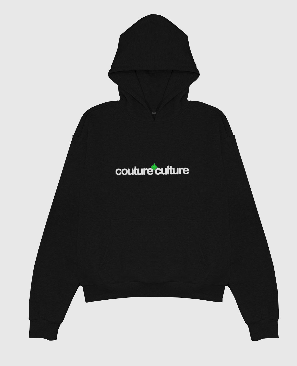 CTR BLACK HOODIE (460GSM)