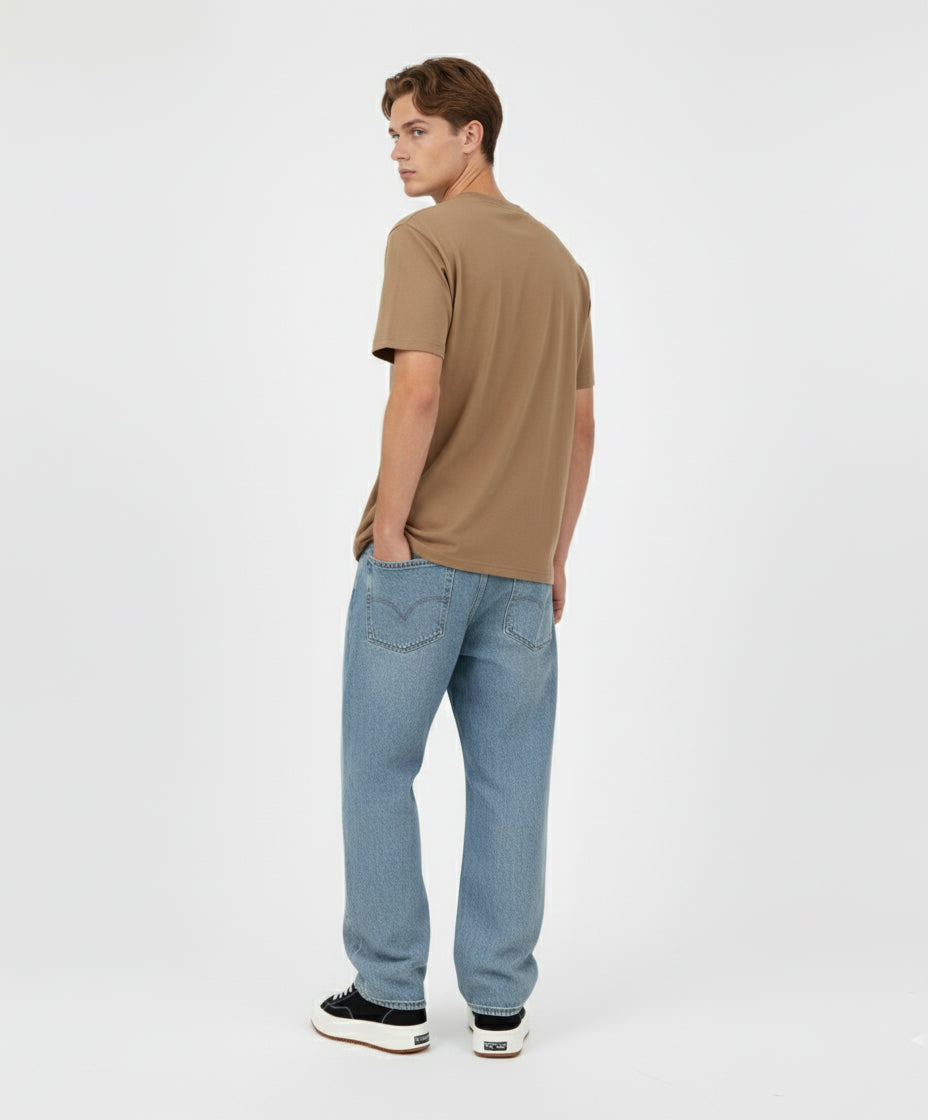 ESSENTIAL SOFT-BROWN TEE