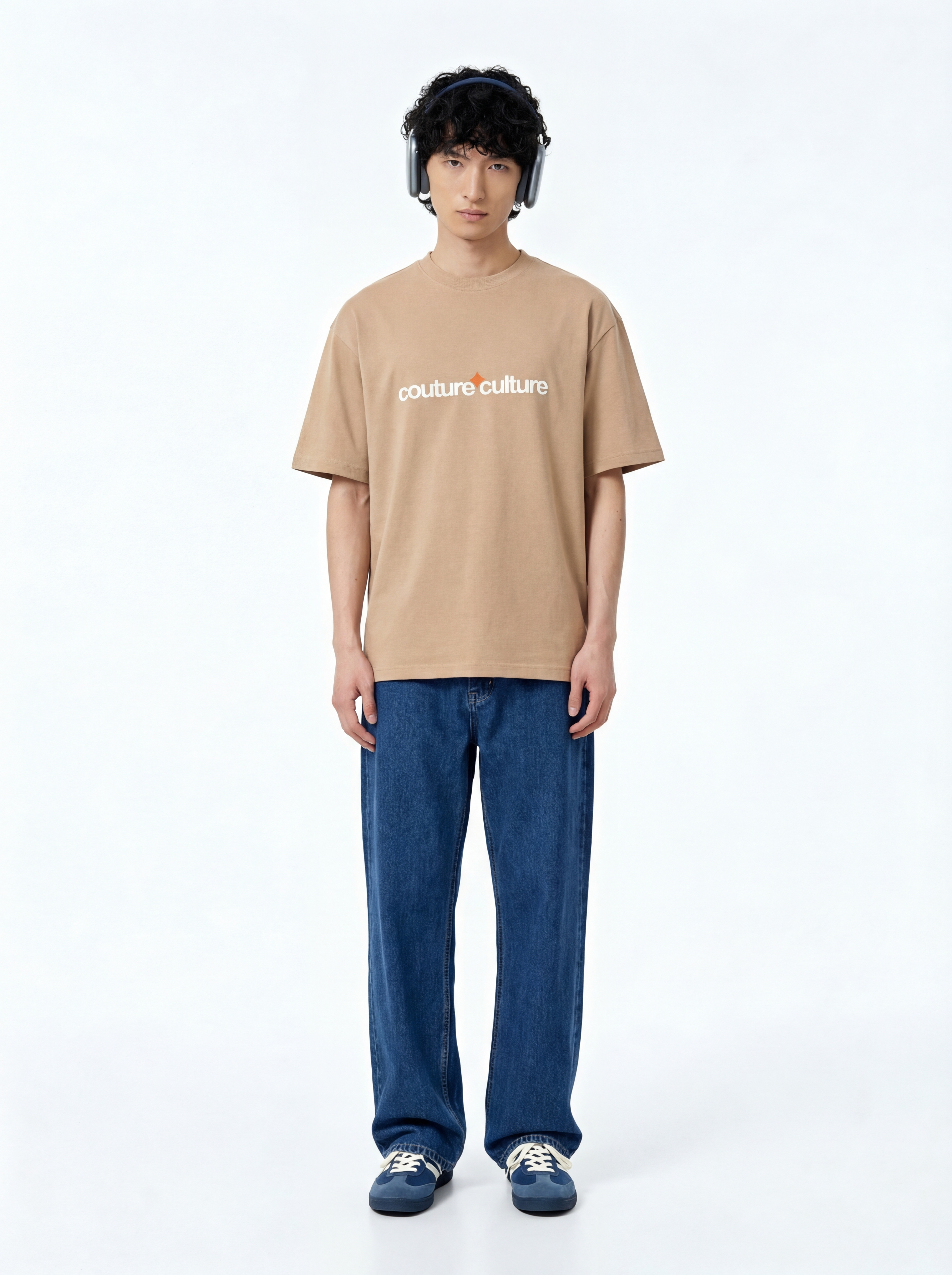 ESSENTIAL SOFT-BROWN TEE