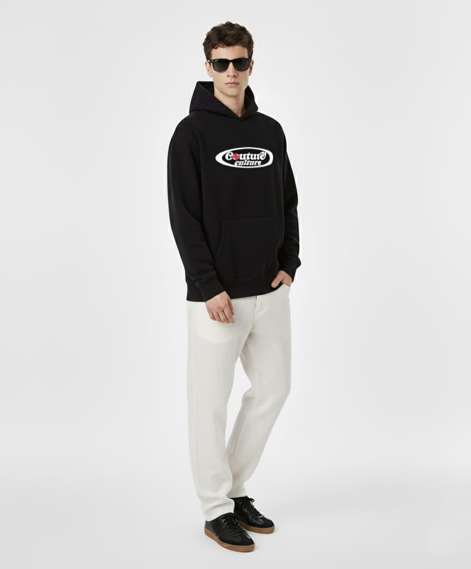 FOUDATION BLACK HOODIE