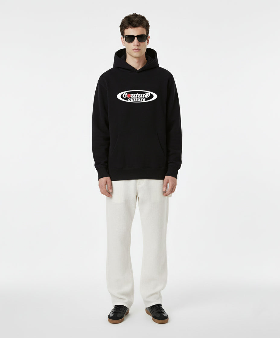 FOUDATION BLACK HOODIE
